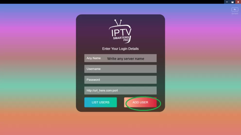 Schritt 3: Füge Portale zu IPTV Smarters Pro hinzu.