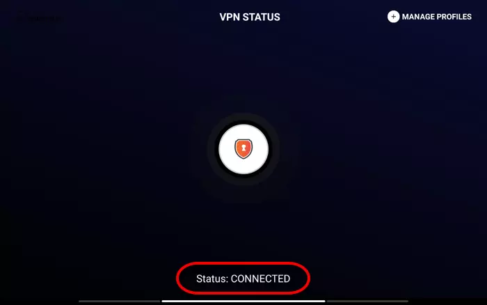 Du hast jetzt deine VPN-Verbindung mit deinem IPTV-Konto verbunden.